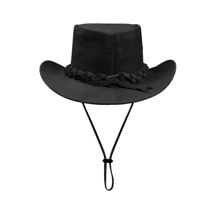 Australian Unisex Western Cowboy Hat Real Suede Outback Riding Dancing Classic - Image 2