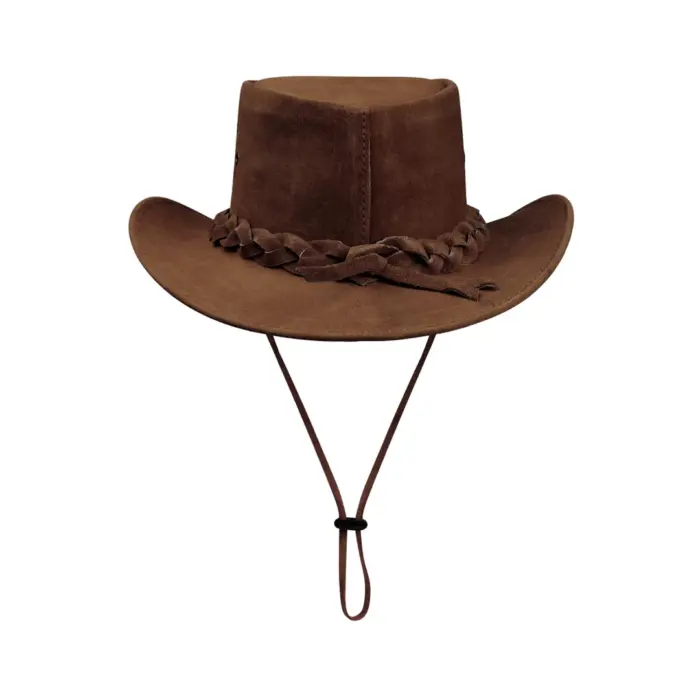 Australian Unisex Western Cowboy Hat Real Suede Outback Riding Dancing Classic - Image 7