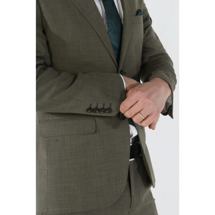 Men's Blazer Sage Green Sport Coat Tailored Fit Summer Suit Jacket - Image 5
