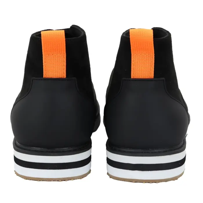 Men's Lace Up Suede Desert Ankle Boots Black Green - Image 4