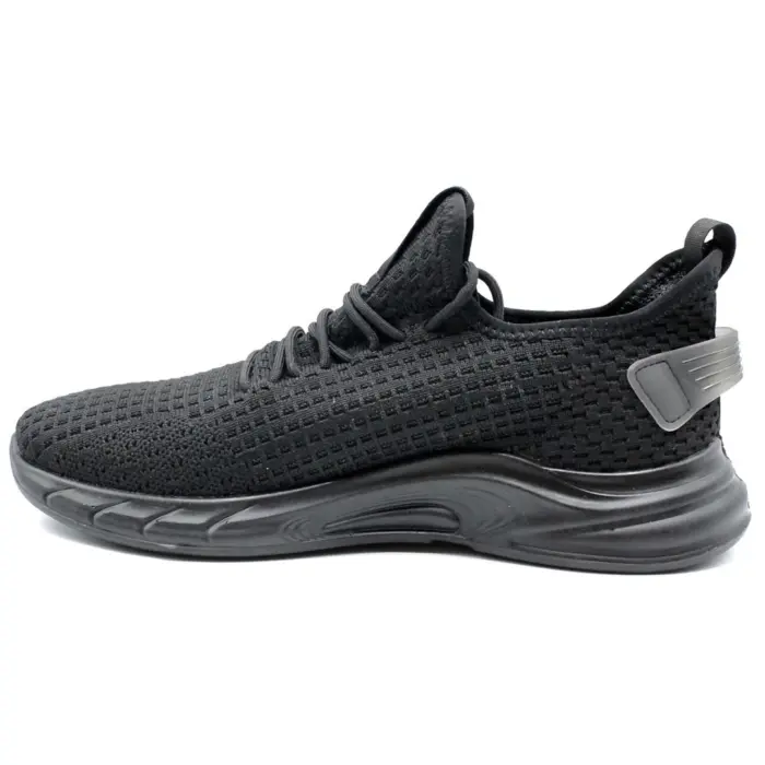 Men's Shoes Lightweight Running Trainers Breathable Gym Workout Outdoor Sport Sneakers | Black Navy Red White - Image 5