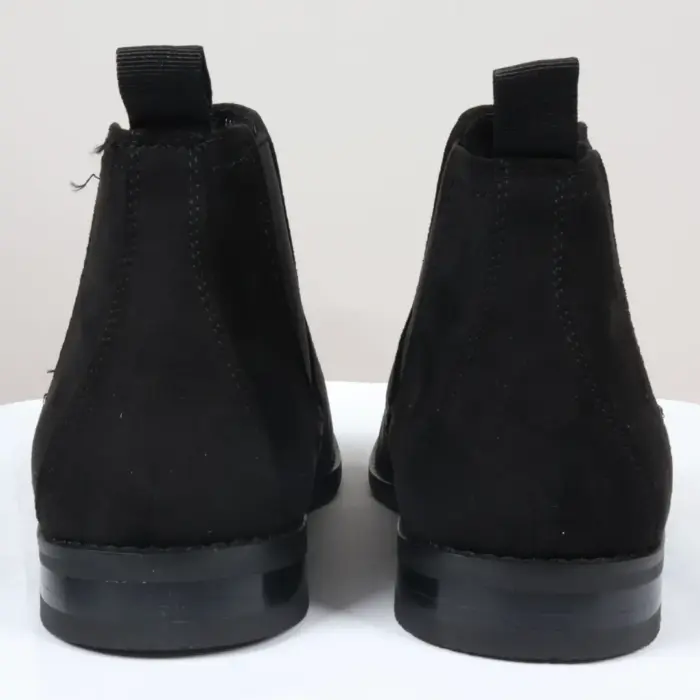 Men's Boots Slip On Suede Leather Lined Chelsea Ankle Shoes - Image 4