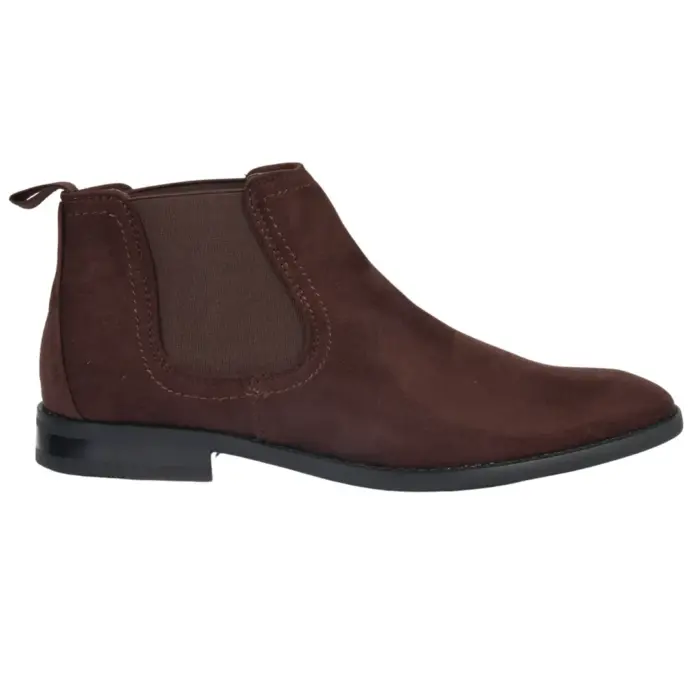 Men's Boots Slip On Suede Leather Lined Chelsea Ankle Shoes - Image 8