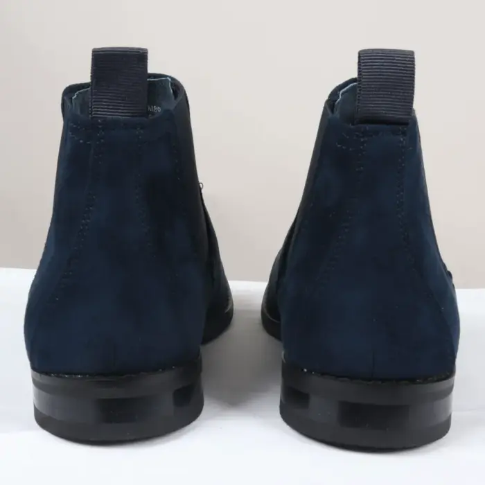 Men's Boots Slip On Suede Leather Lined Chelsea Ankle Shoes - Image 25