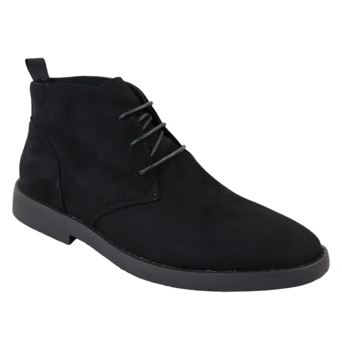 Mens's Chukka Desert Ankle Boots Lace Up Suede Shoes - Image 2