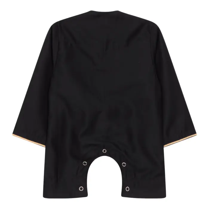 Baby Toddler Romper Thobe Emirati Omani Islamic Eid Clothing Arab Gold Embroidery - Image 3