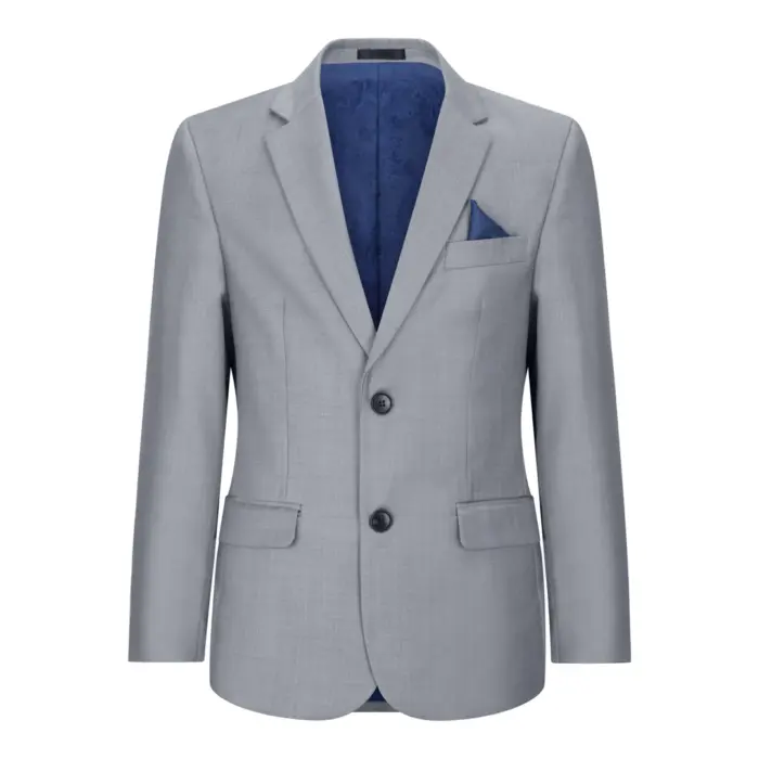 Boys 3 Piece Light Grey Suit Classic Wedding Party Vintage Christening - Image 9