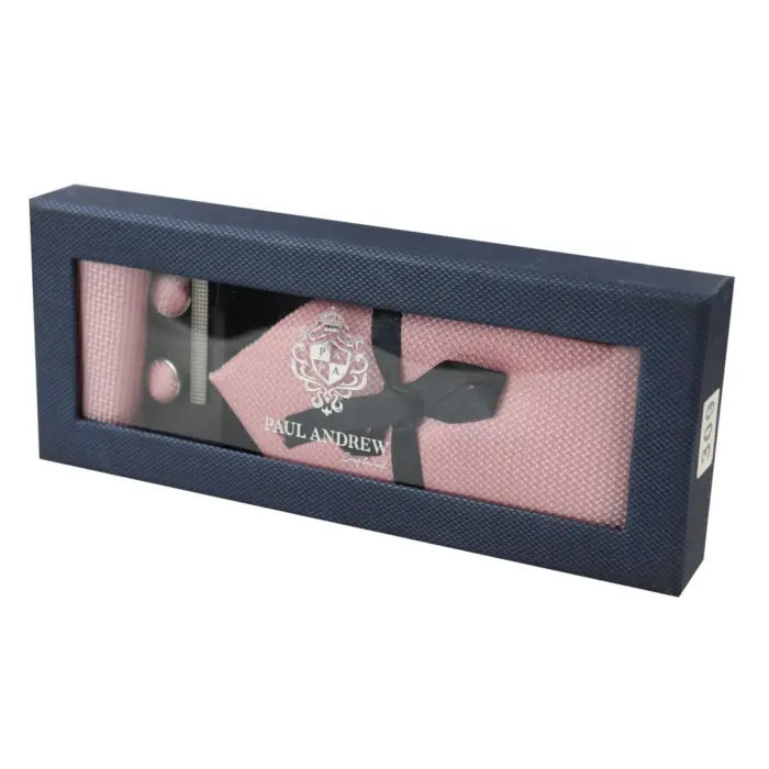 Diamond Neck Tie Gift Set Pocket Square Cuff Links Pin Tie For Shirt Satin - Image 14