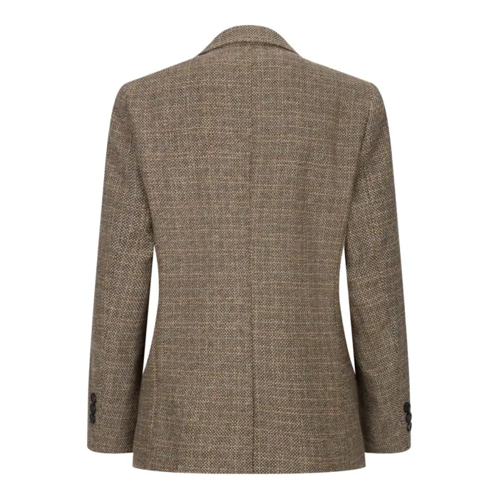 Boys 3 Piece Brown Suit Tweed Check Vintage Retro Tailored Fit 1920s - Image 5