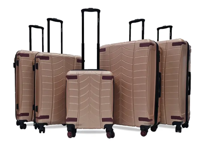 Suitcase Travel Bag Carry On Hand Cabin Check in Hard-Shell Set of 5 Luggage - Image 95