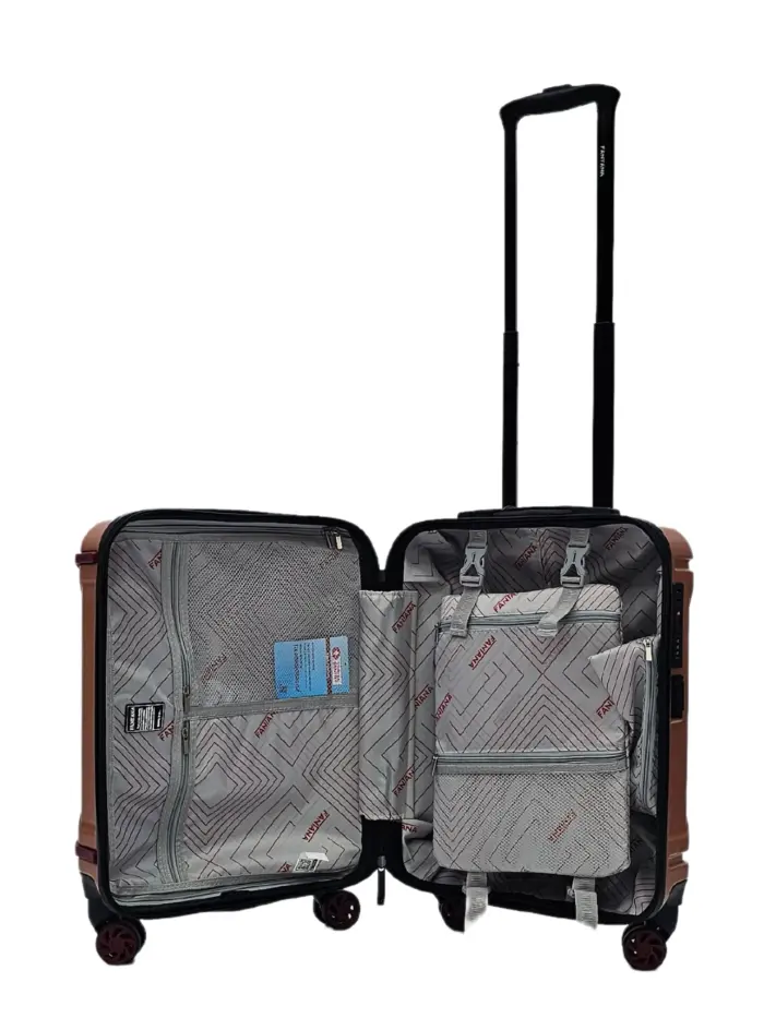Suitcase Travel Bag Carry On Hand Cabin Check in Hard-Shell Set of 5 Luggage - Image 19