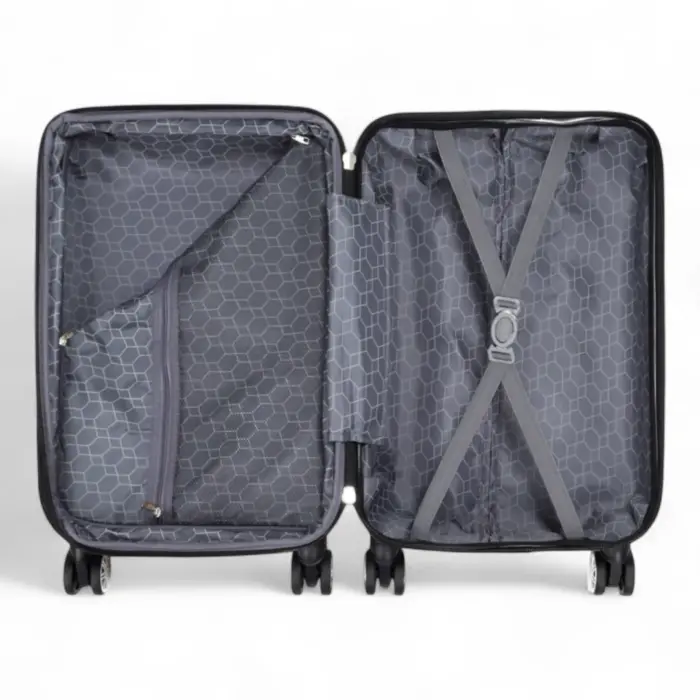 Hard Shell Luggage Set 8 Spinner Wheels ABS Suitcase - Image 8
