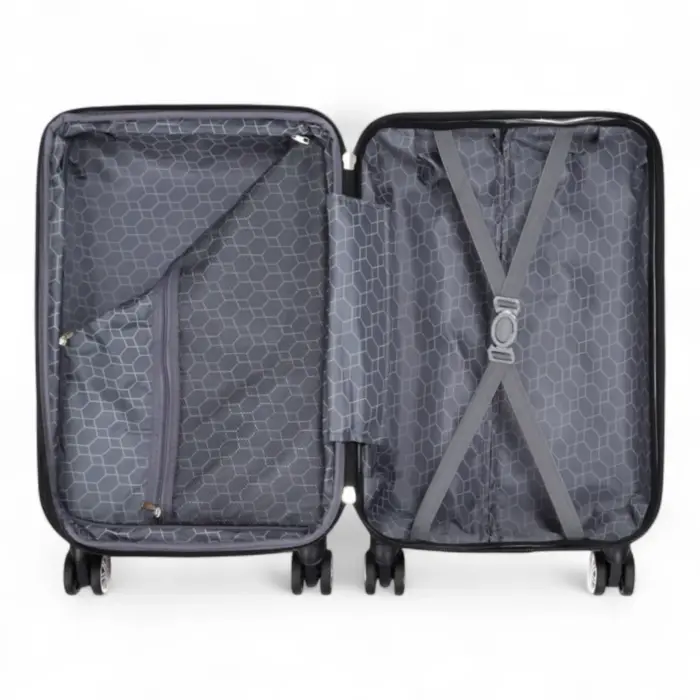 Hard Shell Luggage Set 8 Spinner Wheels ABS Suitcase - Image 17