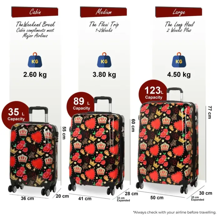 Hard Shell Suitcase Set Dual 4-Wheel Spinner Travel Luggage - Image 21