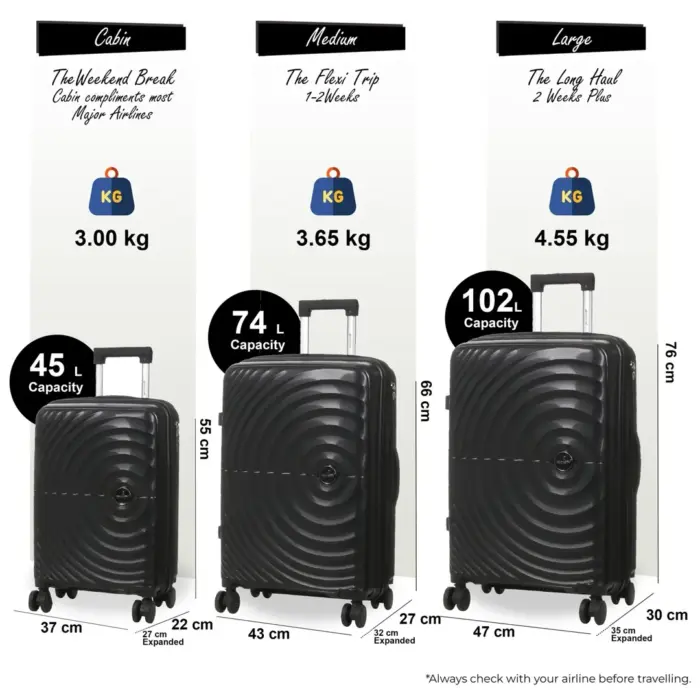 Lightweight 8 Spinner Wheels Expandable Hard Shell Luggage - Image 13