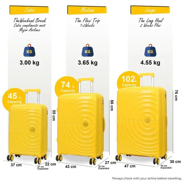 Lightweight 8 Spinner Wheels Expandable Hard Shell Luggage - Image 43