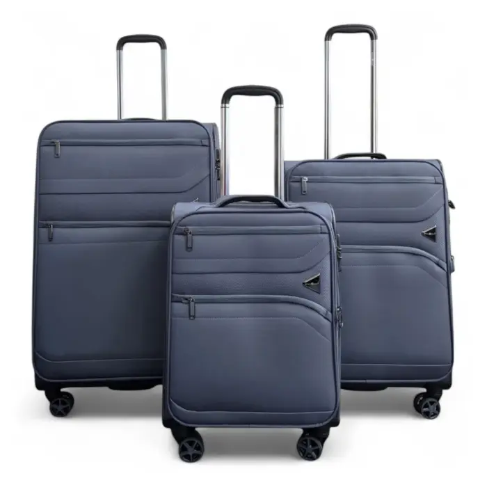 Softshell Luggage Set Cabin Check-in Suitcase - Image 15
