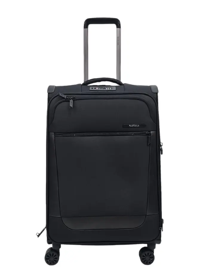 Suitcase Travel Bag Carry On Hand Cabin Check in Soft Case Luggage Trolley Zipped Compartments - Image 17