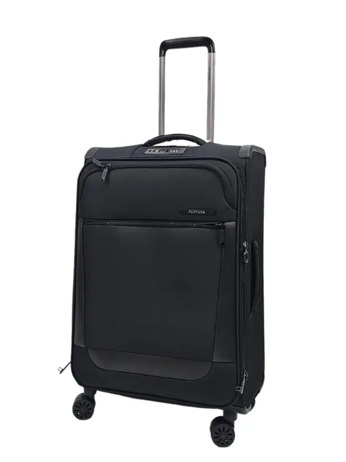 Suitcase Travel Bag Carry On Hand Cabin Check in Soft Case Luggage Trolley Zipped Compartments - Image 18