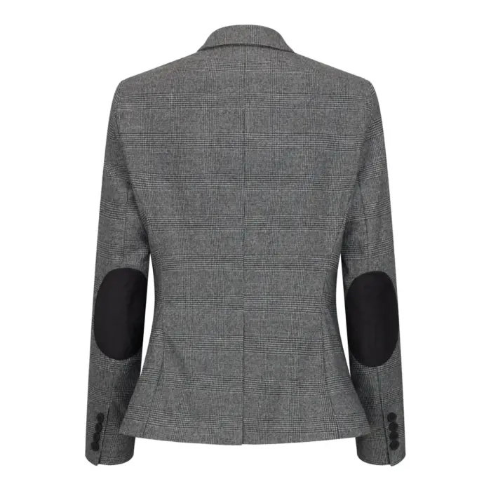 Women's Suit 3 Piece Grey Prince Of Wales Check Tailored Fit Business Formal Ladies Dress - Image 5