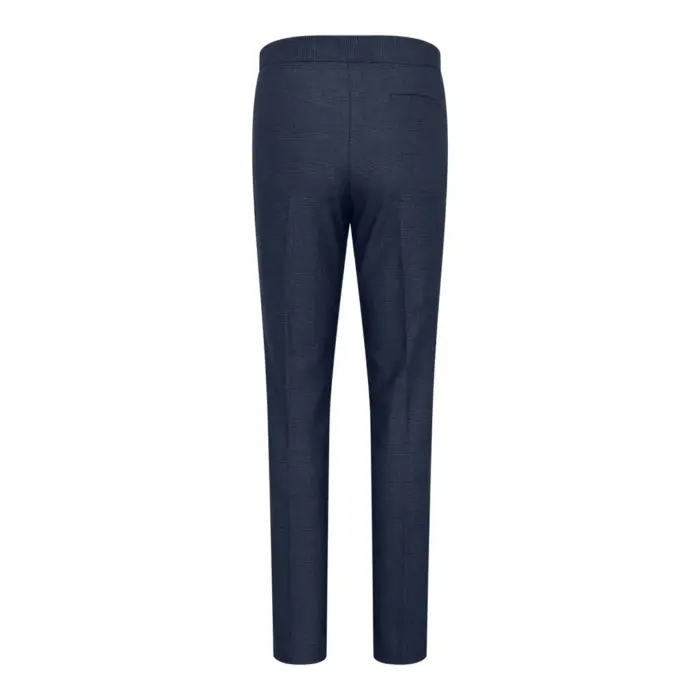 Women's Suit 3 Piece Navy Blue Prince Of Wales Check Tailored Fit Business Formal Ladies Dress - Image 3