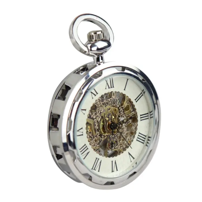 1920s-Inspired Automatic Pocket Watch – Vintage Classic Look - Image 3