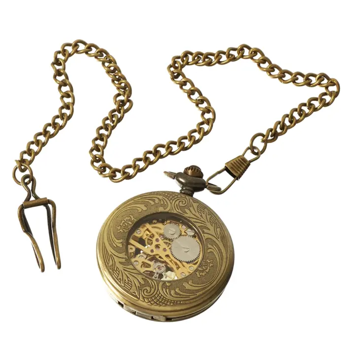 Retro Blinders Pocket Watch – Mechanical 1920s Vintage Timepiece - Image 6