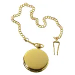 Silver Gold Rose 1920's Classic Blinders Pocket Watch & Chain Vintage Retro - Image 12