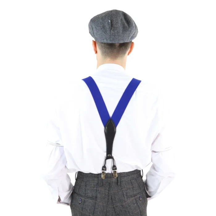 Mens Classic Vintage Retro Trouser Braces Suspenders 1920s Gatsby Blinders - Image 5