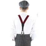 Mens Classic Vintage Retro Trouser Braces Suspenders 1920s Gatsby Blinders - Image 8