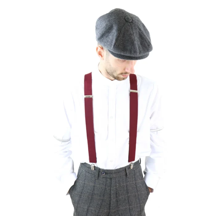Mens Classic Vintage Retro Trouser Braces Suspenders 1920s Gatsby Blinders - Image 7