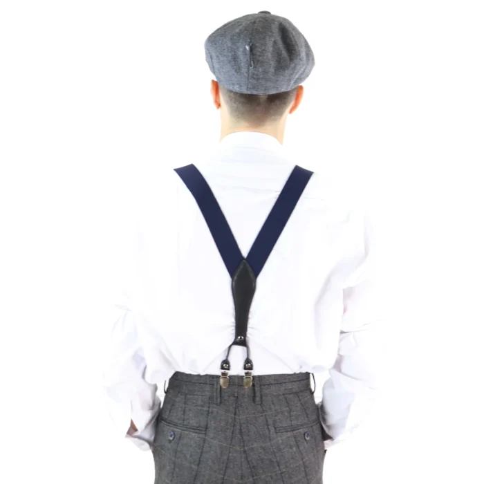 Mens Classic Vintage Retro Trouser Braces Suspenders 1920s Gatsby Blinders - Image 11