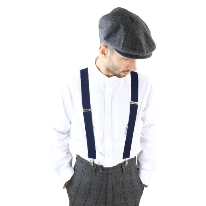 Mens Classic Vintage Retro Trouser Braces Suspenders 1920s Gatsby Blinders - Image 10