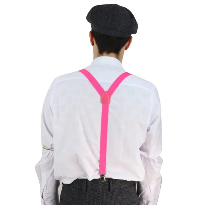 Mens Classic Vintage Retro Trouser Braces Suspenders 1920s Gatsby Blinders - Image 17