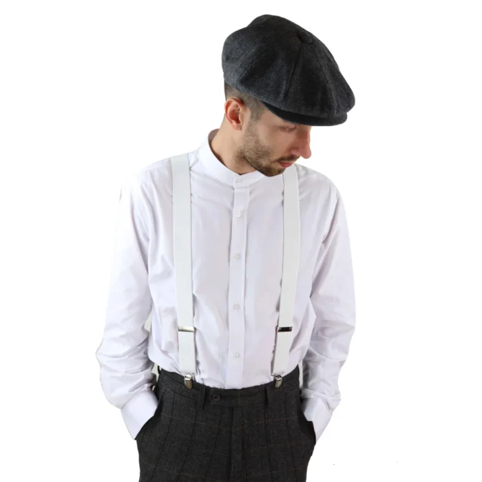 Mens Classic Vintage Retro Trouser Braces Suspenders 1920s Gatsby Blinders - Image 22