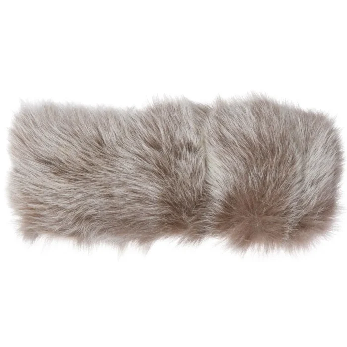 Ladies Womens Toscana Real Sheepskin Headband Neck Scarf Elasticated - Image 5