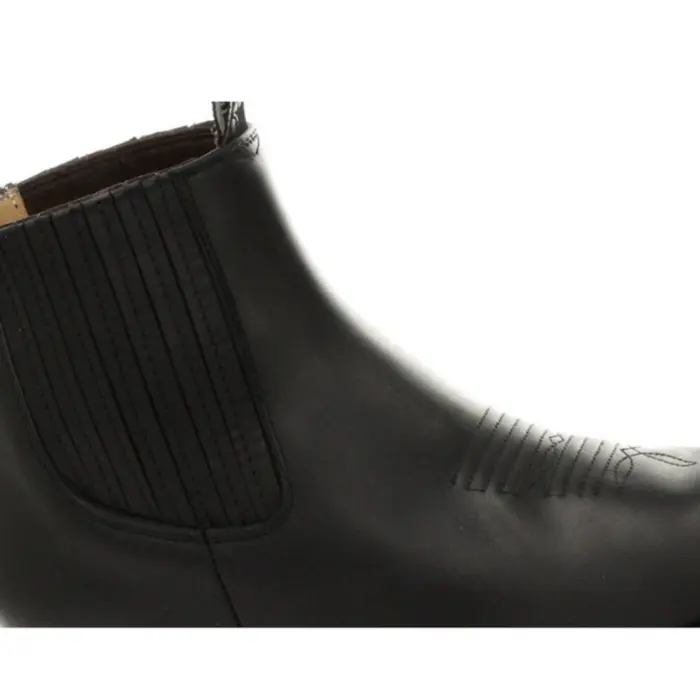 Mens Cowboy Ankle Boots Grinders Maverick Real Leather Western Riding Cuban - Image 2