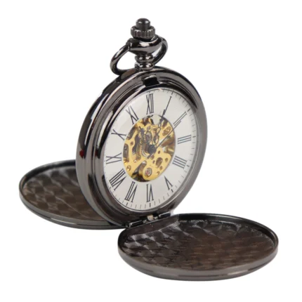 Pocket Watch Mechanical Skeleton 1920's Blinders Original Classic