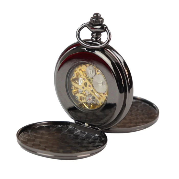 Pocket Watch Mechanical Skeleton 1920's Blinders Original Classic - Image 2