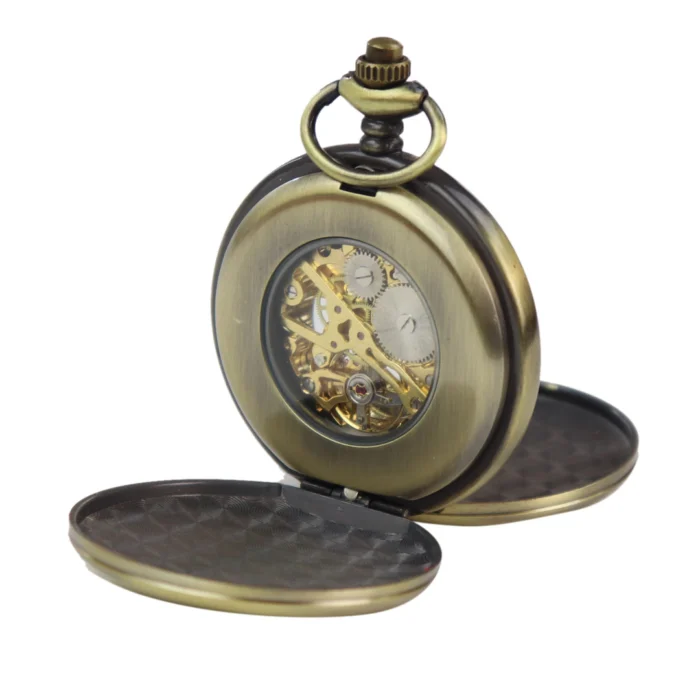 Pocket Watch Mechanical Skeleton 1920's Blinders Original Classic - Image 6