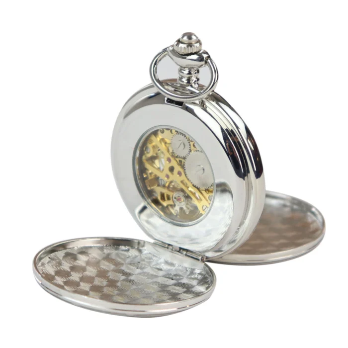 Pocket Watch Mechanical Skeleton 1920's Blinders Original Classic - Image 14