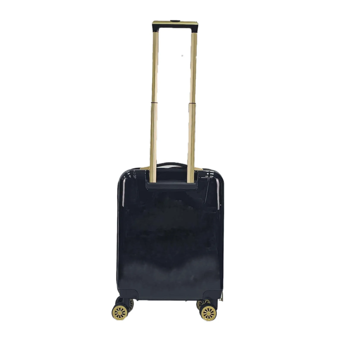 Floral Suitcase 4 Wheel Shiny Hard Case Shell Roller Wheels Cabin Small Medium Large Set Carry On Check In - Image 3
