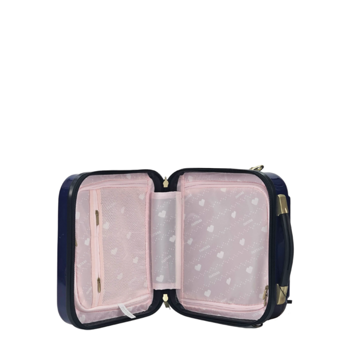 Floral Suitcase 4 Wheel Shiny Hard Case Shell Roller Wheels Cabin Small Medium Large Set Carry On Check In - Image 68