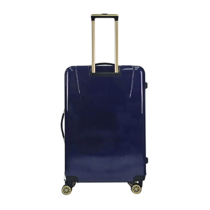 Floral Suitcase 4 Wheel Shiny Hard Case Shell Roller Wheels Cabin Small Medium Large Set Carry On Check In - Image 22
