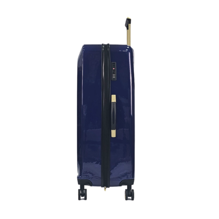Floral Suitcase 4 Wheel Shiny Hard Case Shell Roller Wheels Cabin Small Medium Large Set Carry On Check In - Image 53