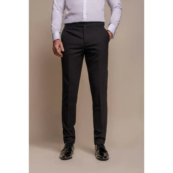 Mens Black Tuxedo 2 Piece Shawl Collar Suit - Image 5