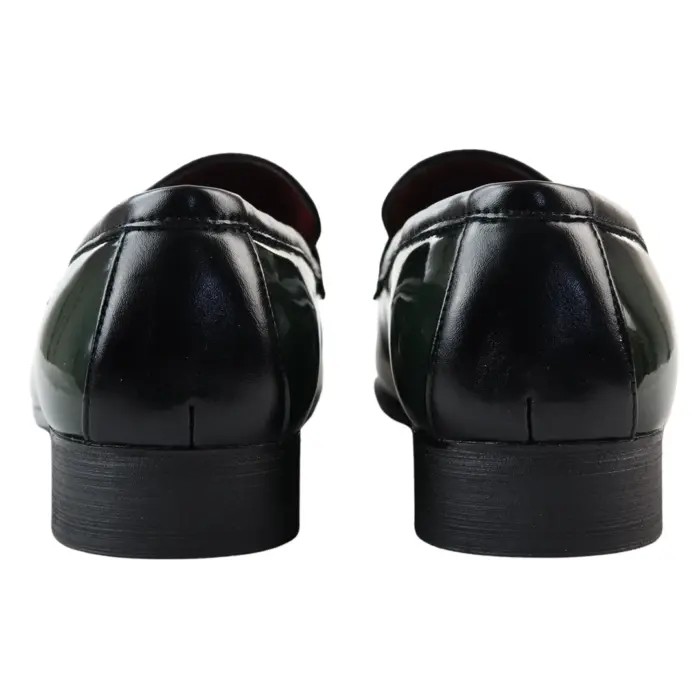 Men's Moccasin Loafers Patent Leather Lined Slip On Tassel Formal Dress Shoes - Image 18