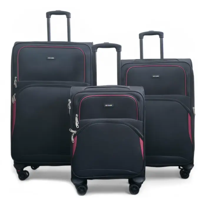 Lightweight Softshell Expandable Suitcase Travel Bag Set - Image 8