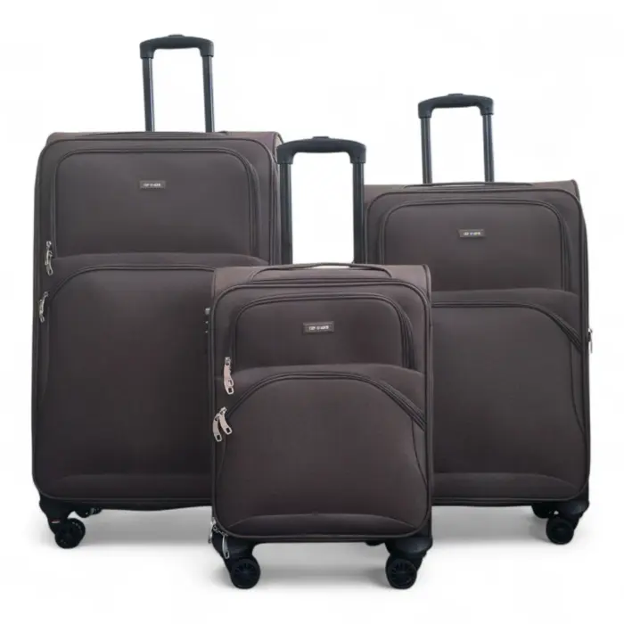 Lightweight Softshell Expandable Suitcase Travel Bag Set - Image 16