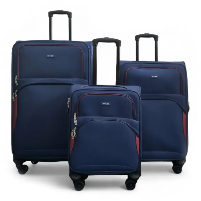 Lightweight Softshell Expandable Suitcase Travel Bag Set - Image 43